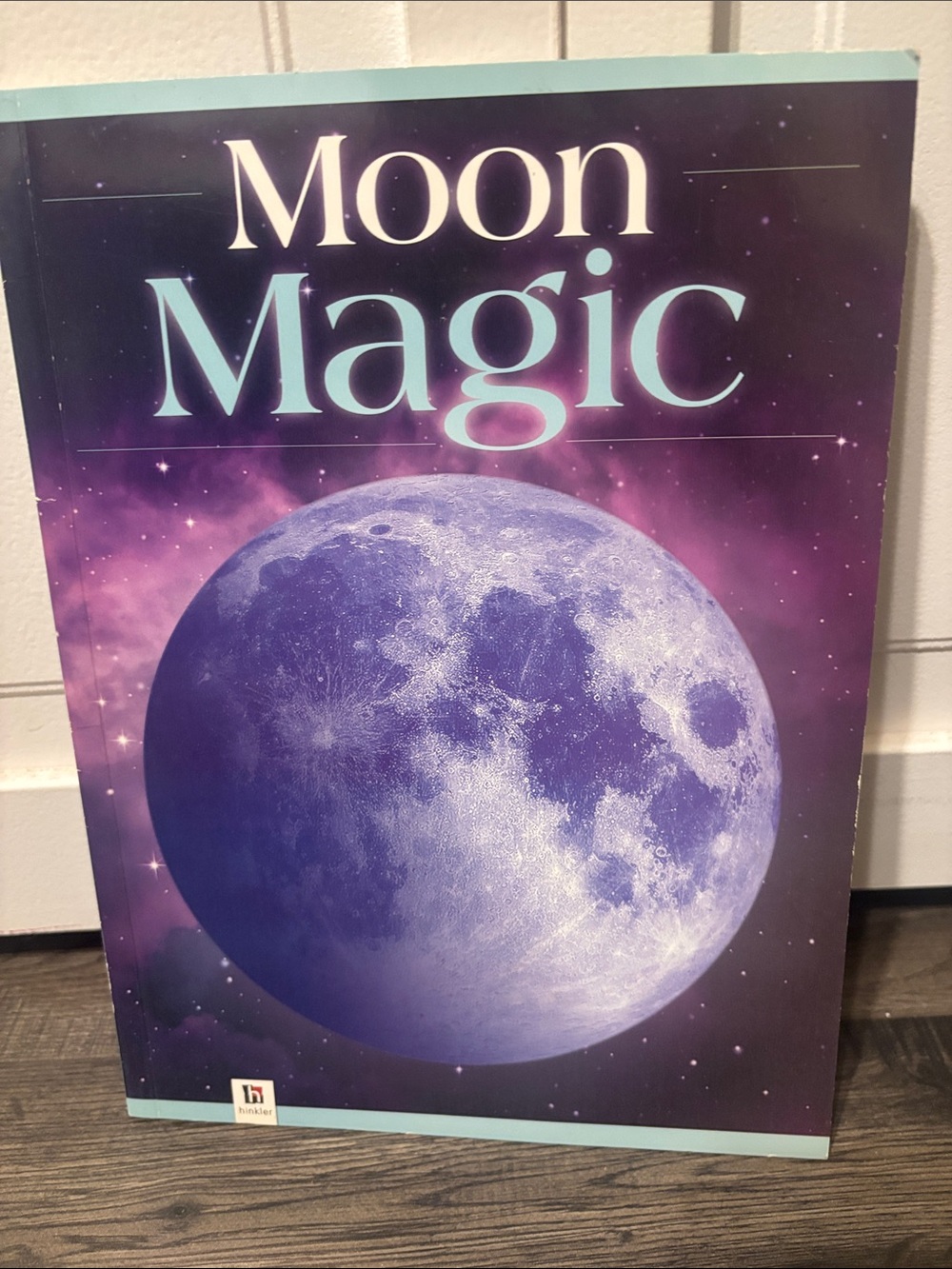 Moon Magic Poster - Purple Blue Moon Art